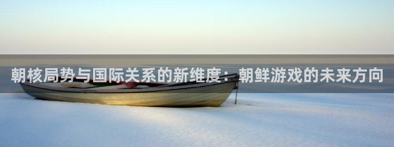 亿万28商标：朝核局势与国际关系的新维度：朝鲜游戏的未来方向