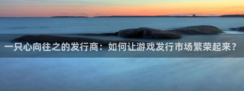 亿万28官网注册平台怎么注册：一只心向往之的发行商：如何让游戏发行市场繁荣起来？